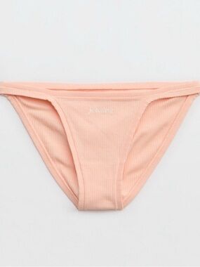 NWT Aerie Superchill Cotton Rib String Bikini Panty